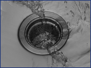 black kitchen sink