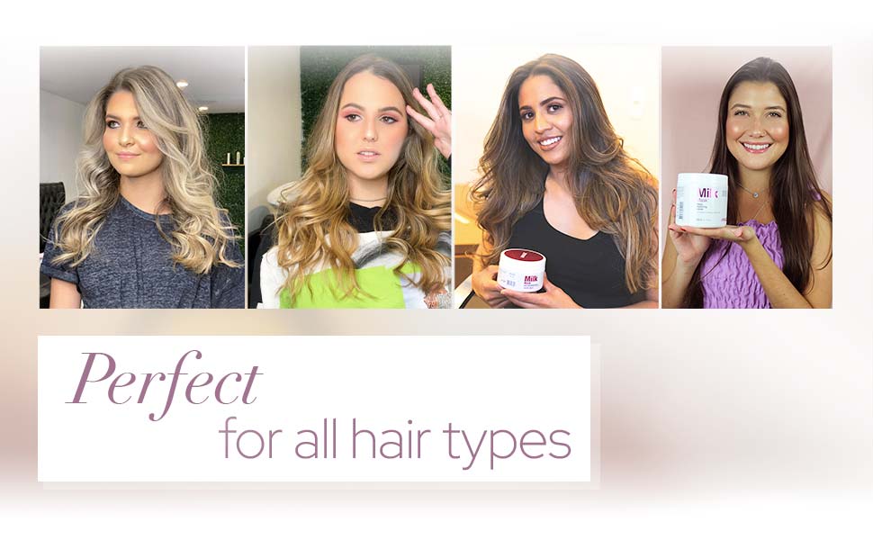 Milk Mask, Keratin Hair Damaged Hair Moisturizing Mask, Dull Hair, Split Ends, Breakage image hair