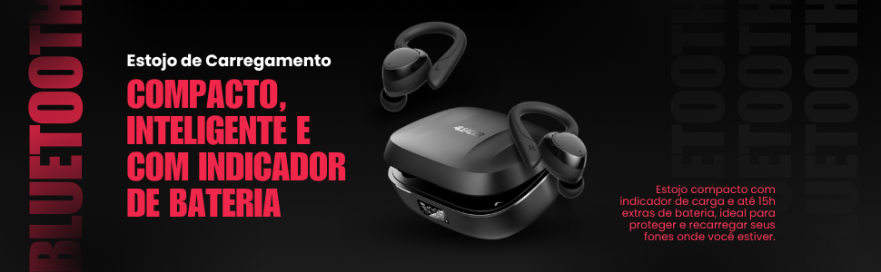 Fone de Ouvido Bluetooth