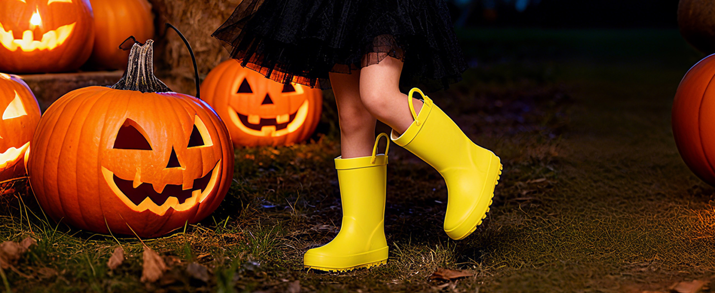 Halloween gifts toddler rain boots