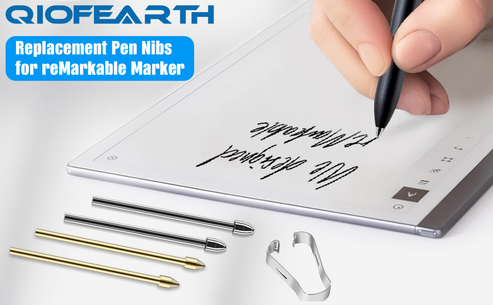 QIOFEARTH 4 PackPen Tips for Remarkable 2 Paper Tablet