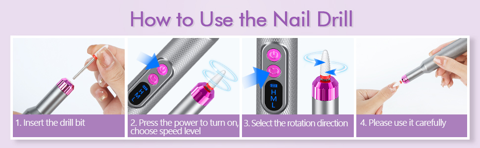 Portable Nail Drill Machine