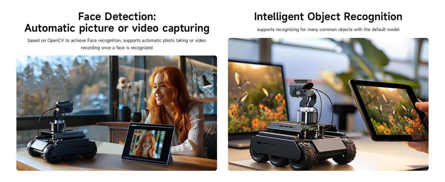 UGV Rover ROS 2 Open-source 6 Wheels 4WD AI Robot Kit