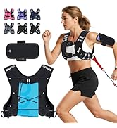 Sportneer Weighted Vest for Women Men: 8lbs/12lbs/15lbs/20lbs/25lbs Weight Vest with Detachable P...