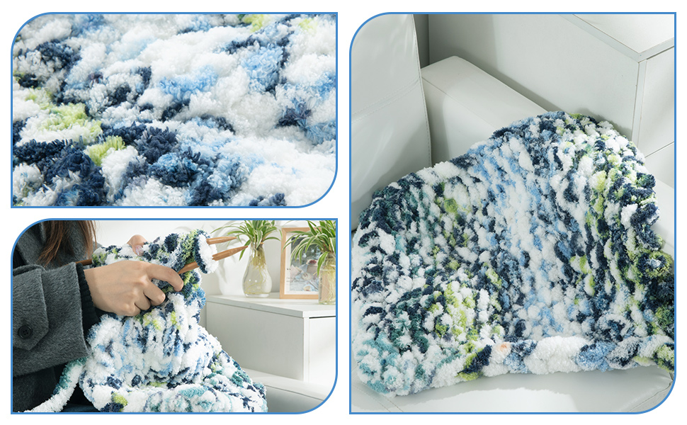 HOMBYS Super Bulky Giant Thick Yarn for Hand Knitting and Crocheting, Big Soft Plush Yarn for Chunky Blanket, Tie-Dye 2f895790 Bbbe 49d8 Bb3b F69b3cf37e89. CR0,0,970,600 PT0 SX970 V1