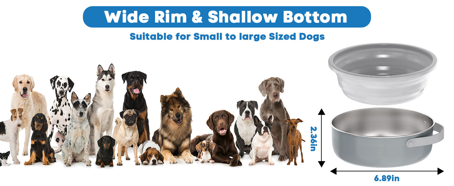 travel dog bowls dog travel accessories dog camping essentials small dog medium size dog