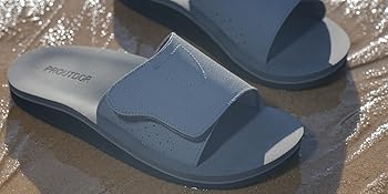 Wide Slide Ergonomic Sandals Fully Adjustable Strap