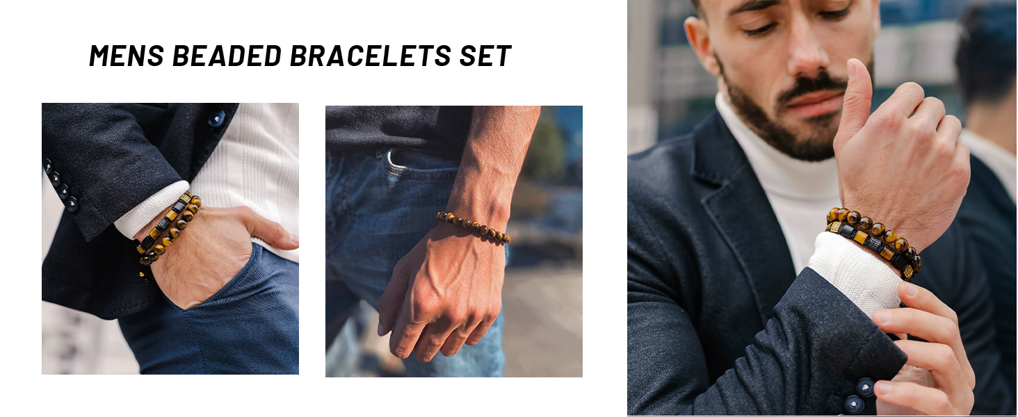 tiger eye bead bracelet for men tiger eye mens bead bracelet mens tiger eye beaded bracelet