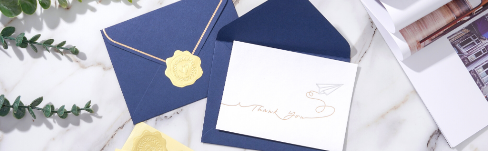 SAMORANGE メッセージカード ミニカード、メッセージカード ミニ おしゃれ、お祝いのカード、メッセージカード10枚 、メッセージ封筒10枚