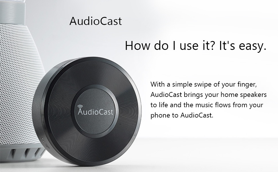 Mini WirelessMusic Streamer Audiocast WiFi Music PlayerWiFi Audio