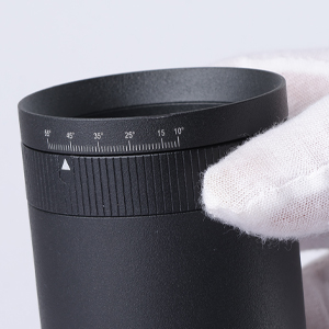 Zoomable 10°-55° beam angle