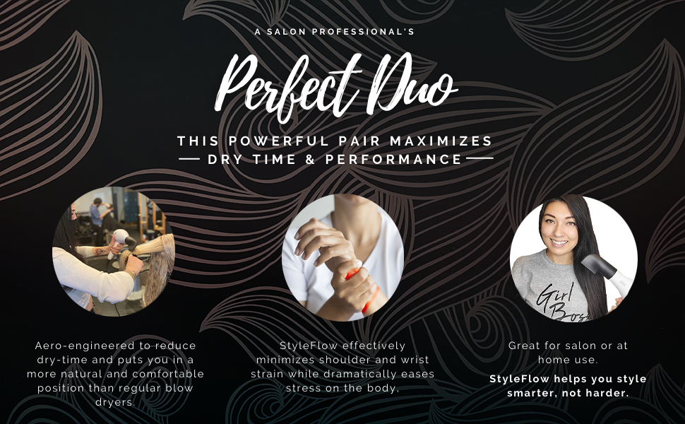 hai air lux professional blow dryer style flow nozzle comfortable handling