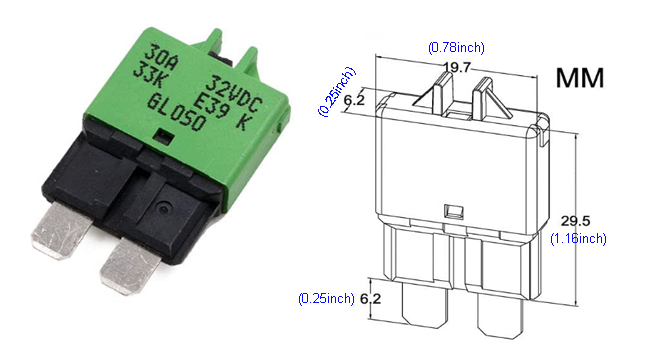 Manual Reset Fuses Circuit Breakers