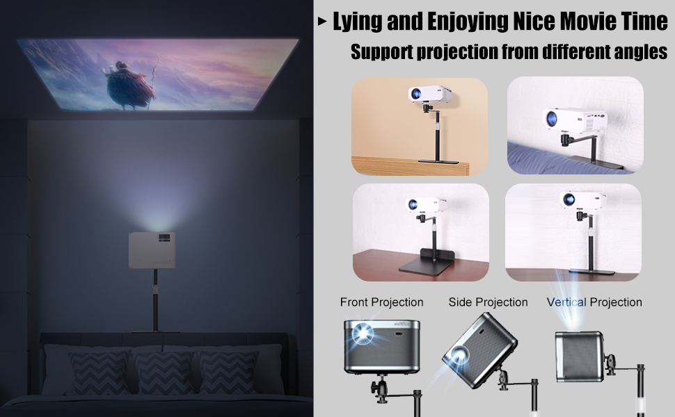 2BeBest Projector Stand, Bedside Sofa Mount, Bed
