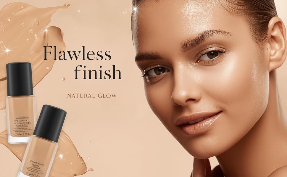 HD high coverage oil free waterproof foundation