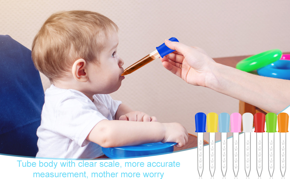 Mlysnd Pipette, 16 Stück Pipetten, Pipetten Kinder, Transparente 5ML