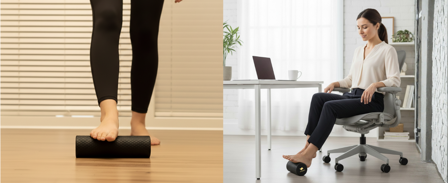 mini foam roller office gym take anywhere