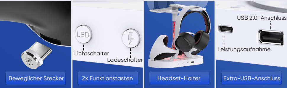 für ps5 vr2 ladestation