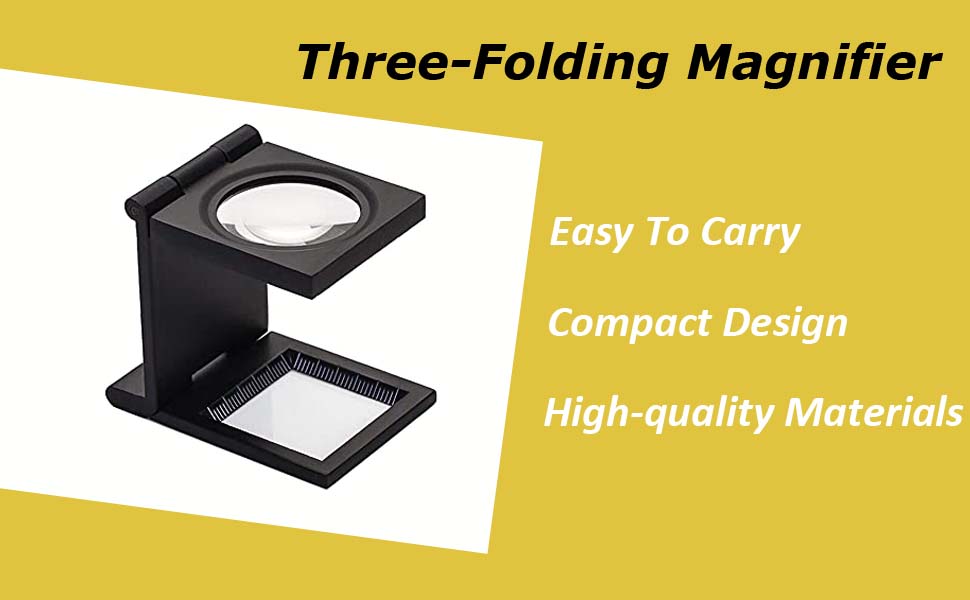 Three-Folding Magnifier