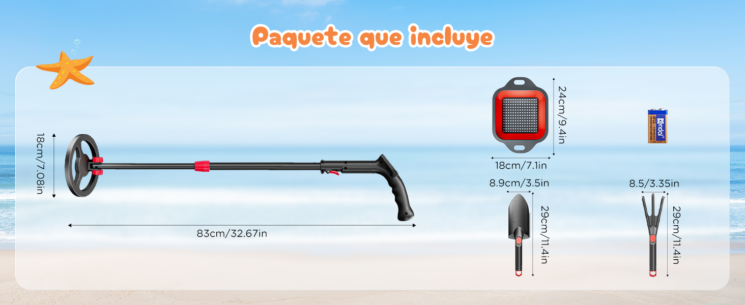 detector de metales para niños