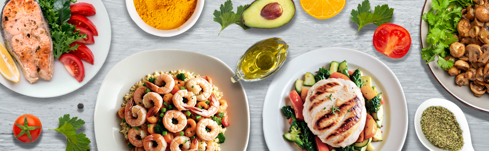 Delicious recipes for well-balanced meals