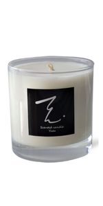 Amazon.co.jp: Ten.candle アロマキャンドル ウッドウィック
