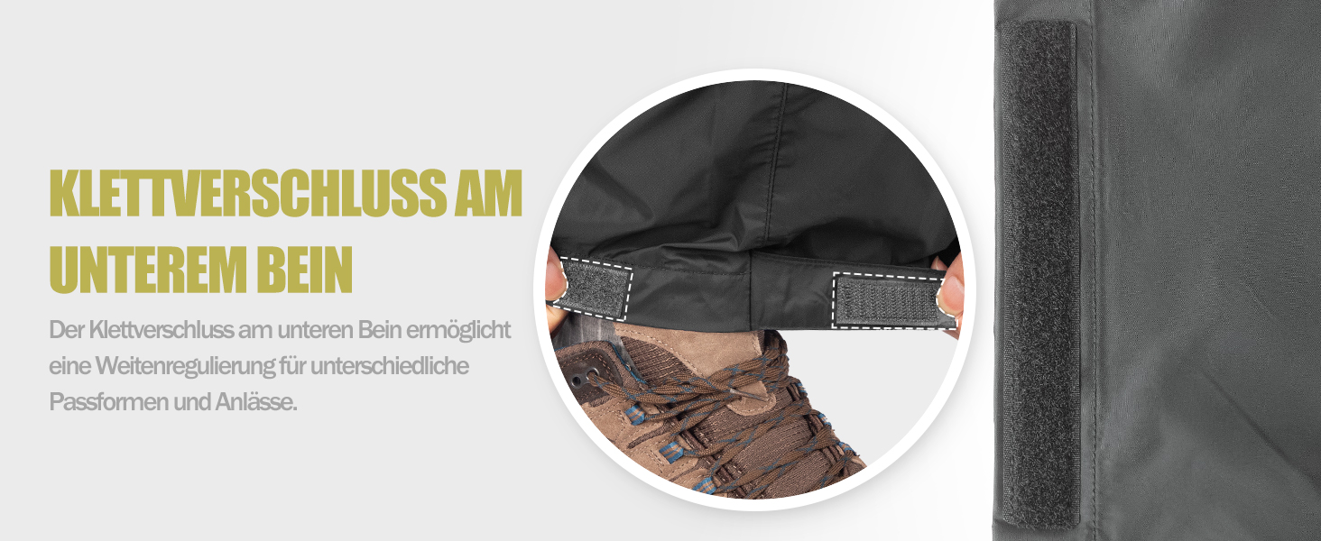 fahrradregenhose reflektierend atmungsaktive winddicht regenbekleidung überziehen wanderhose sport