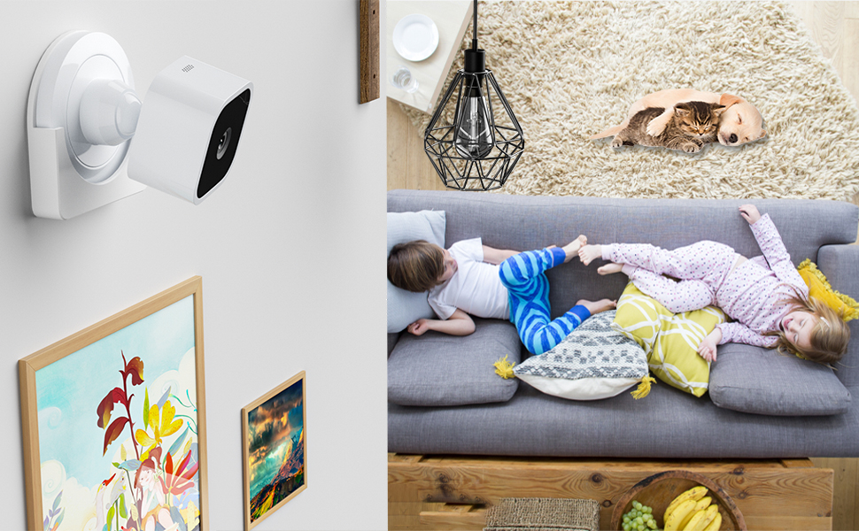 Wall Mount/Window Mount secured your blink mini camera in where your want