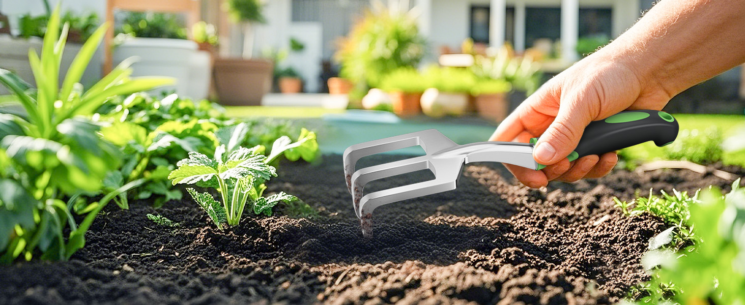 stainless steel garden shovel set – 2 pieces spring gardening tool set small transplant hand tool