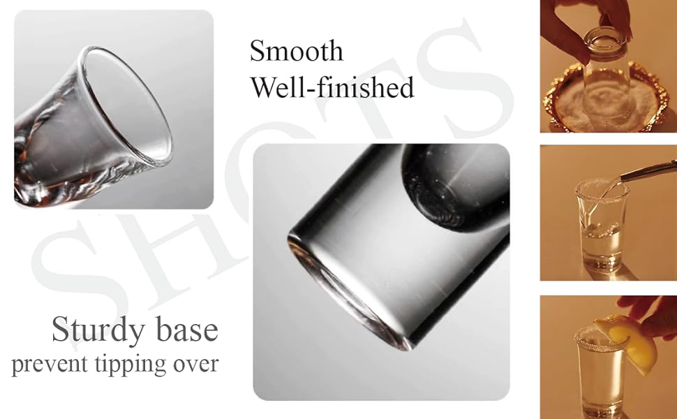 Aiizun Shot Glasses with Liquor Pourers Gift Set, Pack of 2 Shot Glasses with Pour Spouts, Christmas/Birthday Gift for Drink/Spirit/Espresso/Coffee Lover 10 Aiizun Shot Glasses