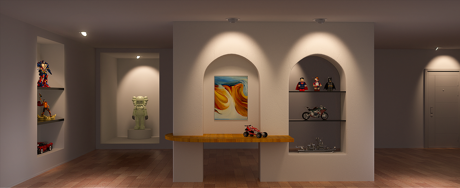 smart gimbal recessed light