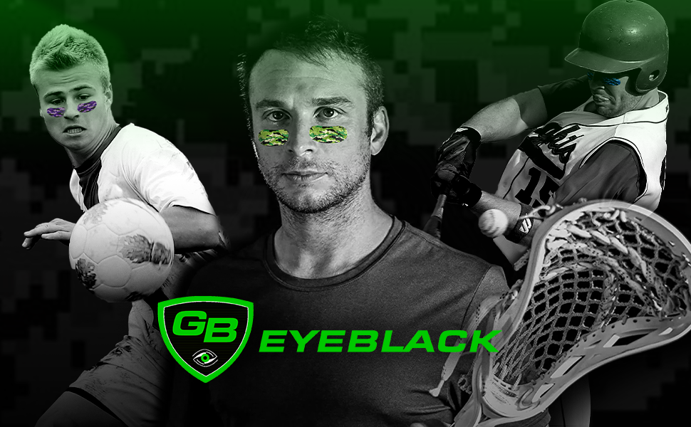 GB Eyeblack 12 Pairs Peel & Stick Athletic Eyeblack, Eye