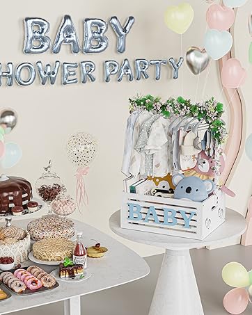 Baby Shower Crate Closet