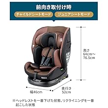 Amazon | Nebioネビオ ISOFIX＋テザーベルトで足下広々