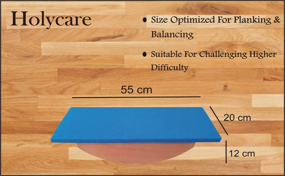 Holycare Wooden Balance Board Foot Rocker Leg Exerciser Occupational