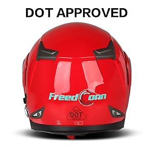 Motorcycle Bluetooth Helmet FreedConn BM2-S DOT Helmet Bluetooth interphone Modular Flip up Helmet