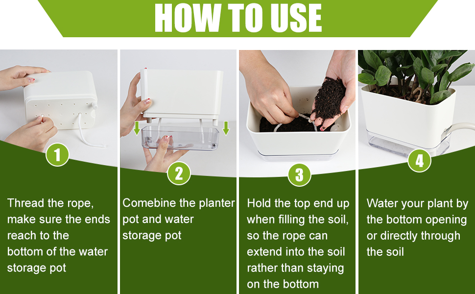 self watering planter