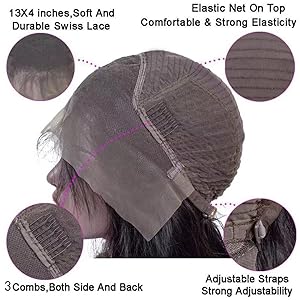 straight lace front wig