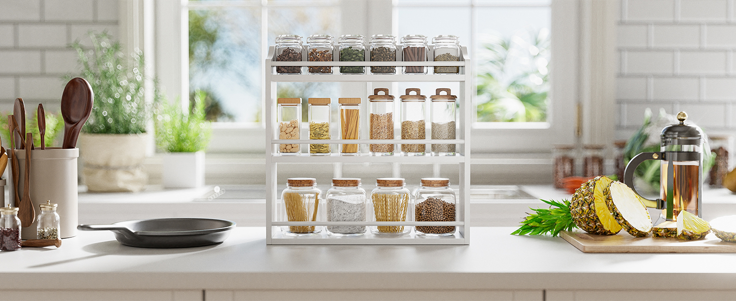 countertop spice rack organizer