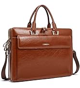 CLUCI Women Leather 15.6 Inch Business Briefcase