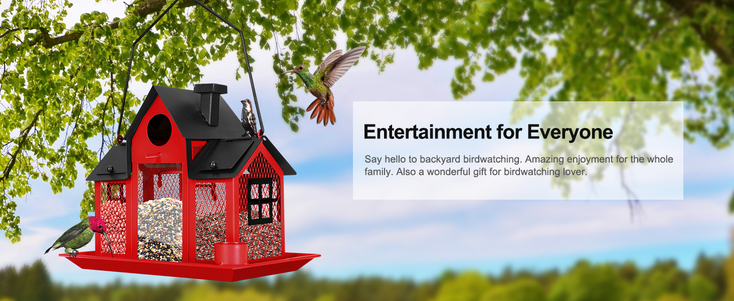 Solar Bird Feeders House