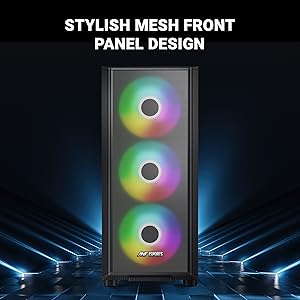 ant esports 411 air mesh front panel