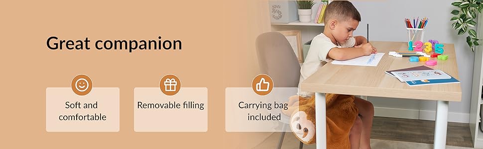 Weighted Lap Pad for Kids | Calming & Comforting | Weighted Lap Animal | Sensory Weighted Animals