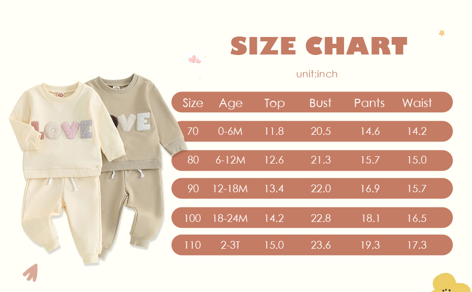 newborn baby girl valentines day sweatshirt and pants set