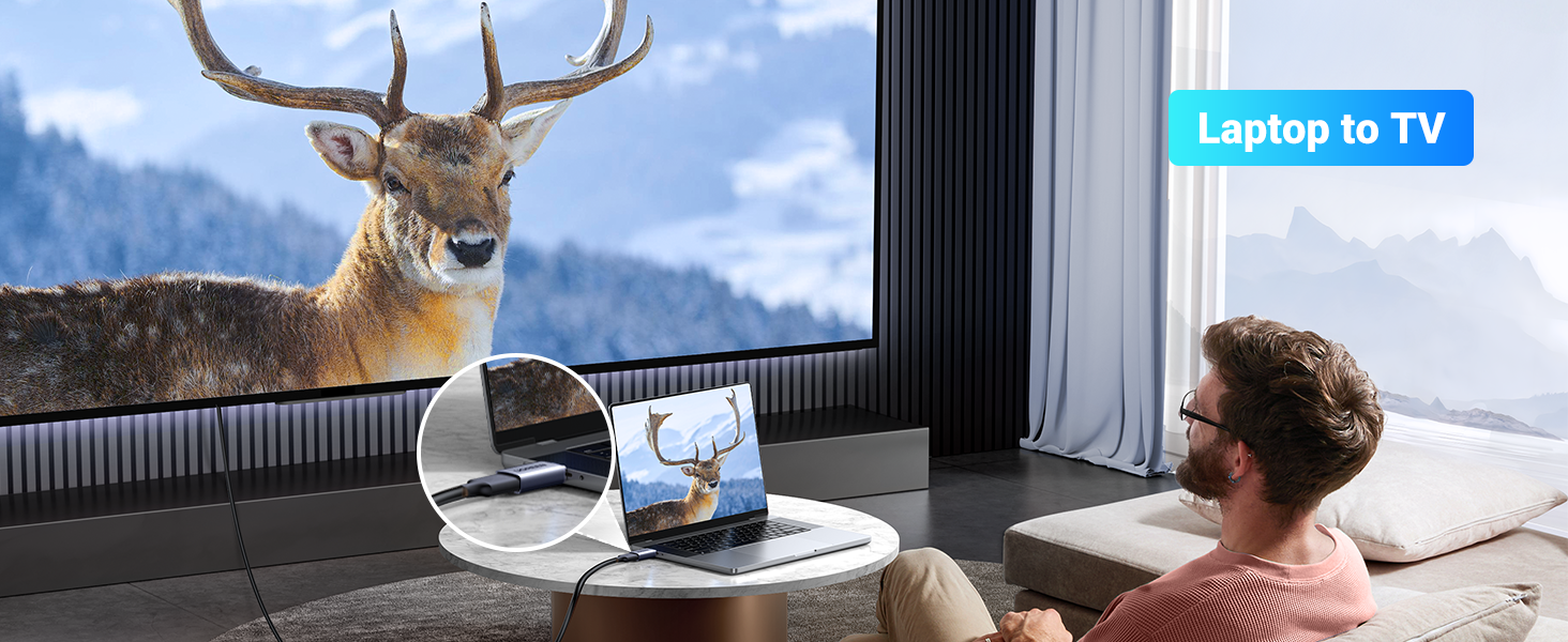 Adaptador HDMI DisplayPort