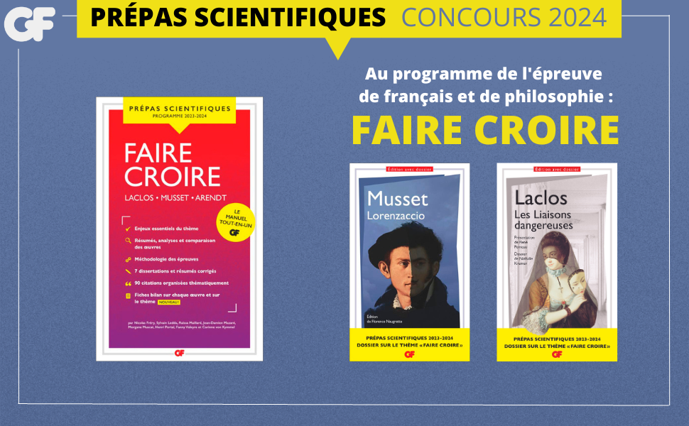 Amazon.fr Faire croire Épreuve de Françaisphilosophie Prépas scientifiques concours Amazon.fr Faire croire Épreuve de Françaisphilosophie Prépas scientifiques concours
