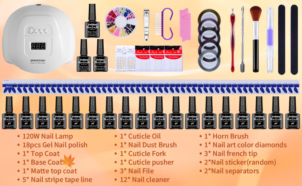 Gel nail polish kit