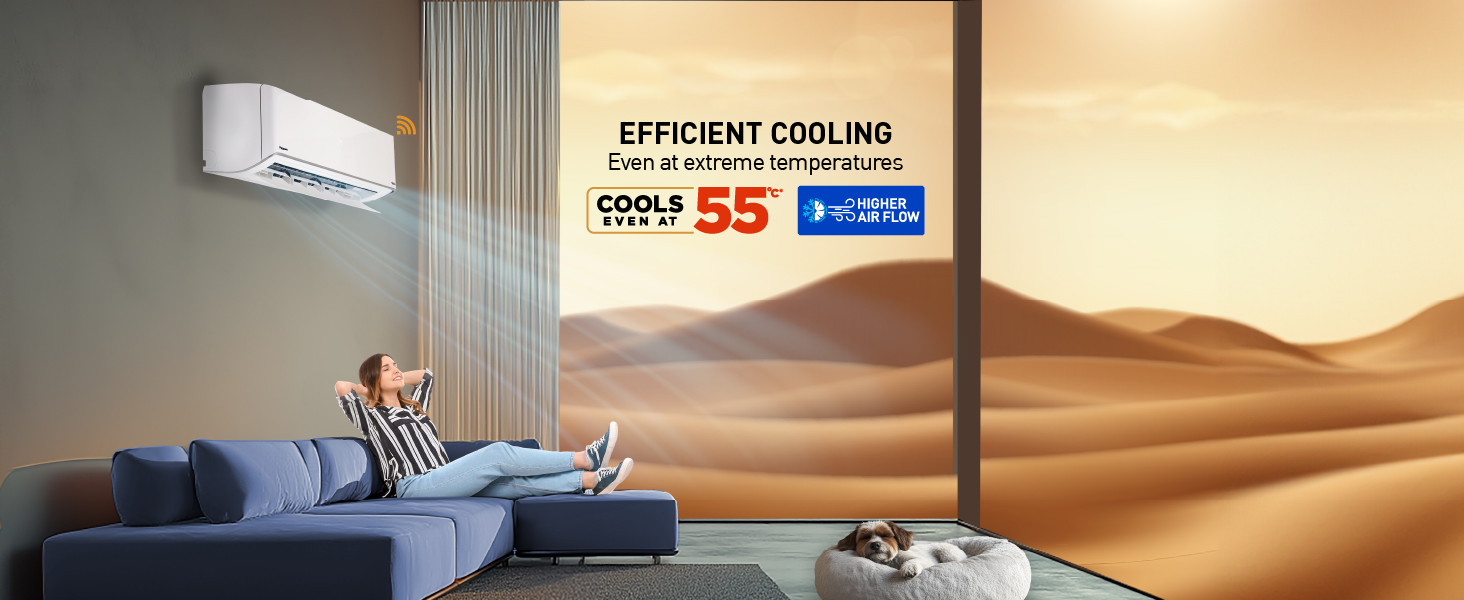 Panasonic AC, Efficient Cooling