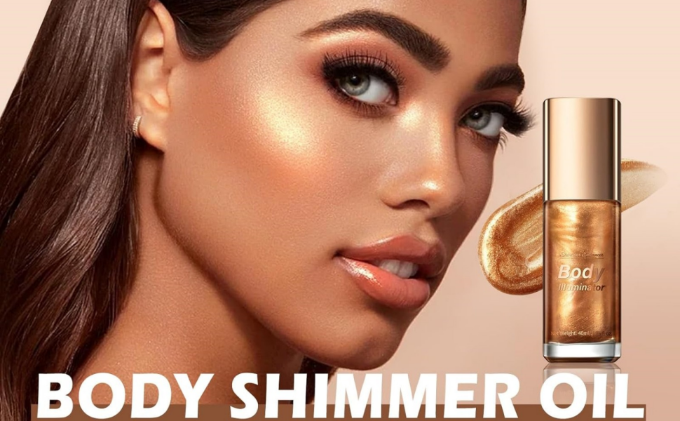 MAEPEOR Body Luminizer 5 Colors Smooth Subtle Shimmer Body Illuminator Moisturizing