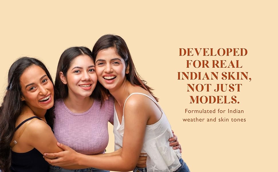 developed for real indian skin